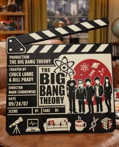 The Big Bang Theory display scene clap board