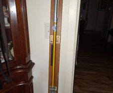Antique Fortin's Mercury Barometer laboratory used to Measure Atmospheric Pressure. It consists of a glass tube with a reservoir at the bottom and a vacuum at the top, Postage Available or Collection,