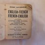 Vintage Midget series English / French dictionary 1933 edition  World war 2 pocket vest solider resource translator dictionary Image 6