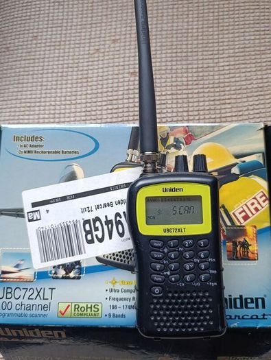 Uniden UBC72XLT Scanner. (free postage)