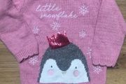 Little snowflake Christmas Jumper 12-18