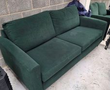 Green Velvet Sofa