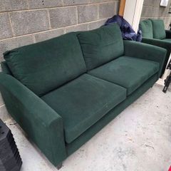 Green Velvet Sofa