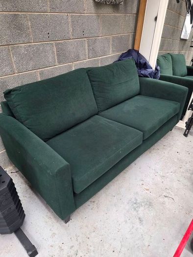 Green Velvet Sofa