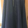 Good-Feeling For Women Izabel London Stripe Midi Skirt Mesh Navy Image 3