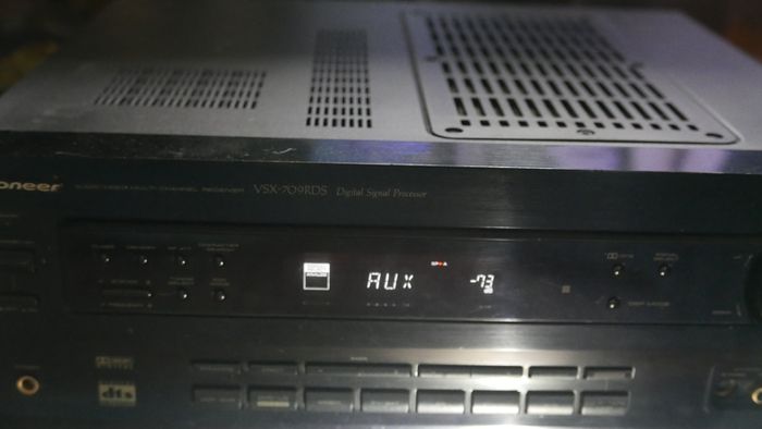 Pioneer Vsx-709rds Audio Video Receiver Tested +remote