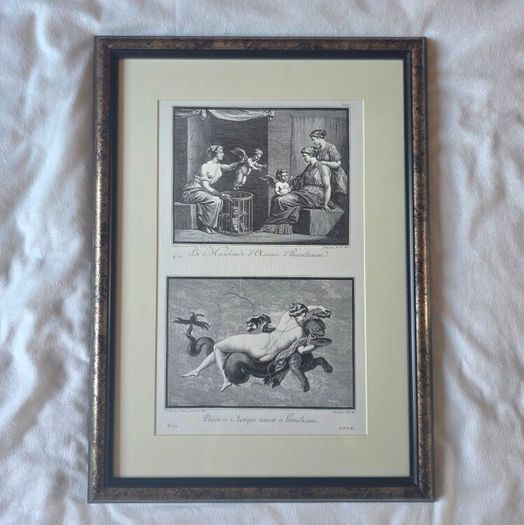 Framed Herculaneum Classical Prints - 55 x 40cm