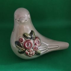 Vintage Swedish Art Bird Figurine Rosa Ljung DECO Hand Made Ceramic