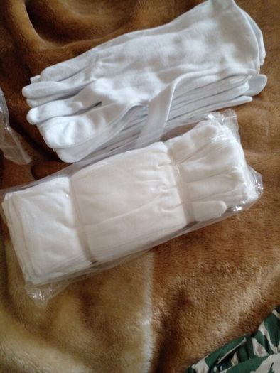 White gloves
