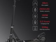 main image for ad Electric Scooter Adult OFF Road Legal Folding Foldable Kids Bike E-Scooter 180W