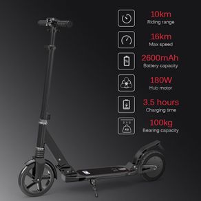 Electric Scooter Adult OFF Road Legal Folding Foldable Kids Bike E-Scooter 180W