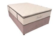 Pink Double Bed with Mattress - Like New