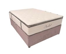 Pink Double Bed with Mattress - Like New