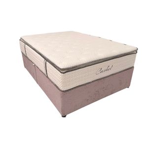Pink Double Bed with Mattress - Like New