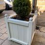 White Wooden Planter Image 2
