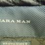 zara men black winter coat jacket small long Image 5