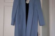 ZARA long blue belted coat XL BNWT