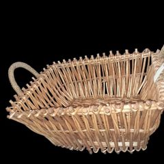 Large and sturdy willow woven basket