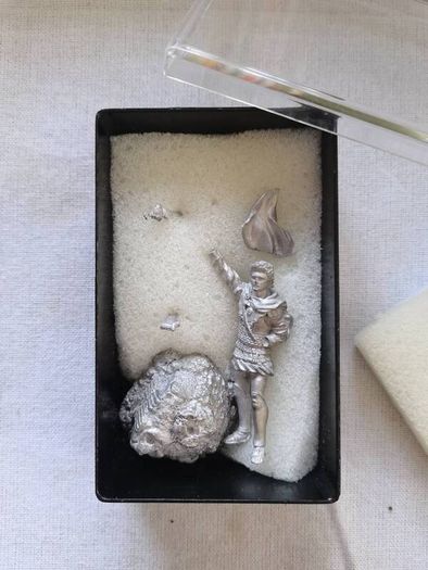 54mm miniature of Alexander the great. Sculpted by Alex Lopez