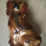 Fabulous PAIR of LARGE Russet Coloured Staffordshire Dogs Image 5