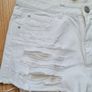 White denim shorts Image 5