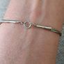 Vintage liquid sterling silver 925 multi strand bracelet 7 inches long in very good condition and has been well cared for see all photos FREE STANDARD POSTAGE INCLUDED Image 2