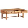 Coffee Table 100x50x40 cm Solid Acacia Wood Image 3