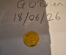 Padraig Pearse 0.5g Gold Coin