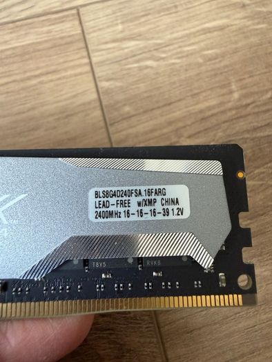 2x8GB Ram Crucial Ballistix Sport DDR4 2400MHz