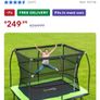 Trampoline 10ft x 7.5ft Image 4