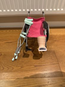 Our generation doll accessories - wheelchairs, crutches, etc