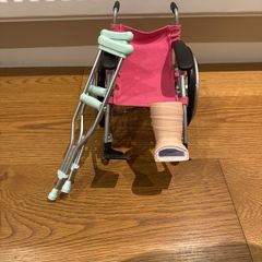 Our generation doll accessories - wheelchairs, crutches, etc