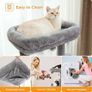 143cm Cat Tree, Big Cat Tower with Large Hammock for Indoor Cats Image 6