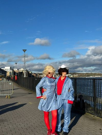 Lady Gaga & Bruno Mars halloween costumes