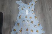 blue floral dress by blue vanilla