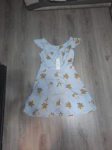 blue floral dress by blue vanilla