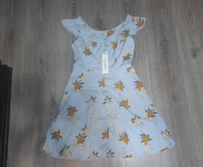 blue floral dress by blue vanilla