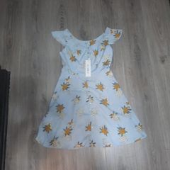 blue floral dress by blue vanilla