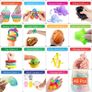 40 Pcs Fidget Toys Pack, Fidget Toy Sensory Set, Decompression Toy with Push Pop Bubble Infinite Cube, Stress Relieves Squeeze Poppet Toy for Adults Kids Party Favors Bags Fillers (FREE POSTAGE) Image 2