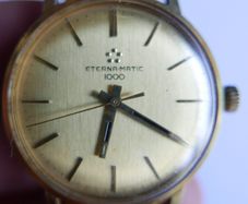 Eterna Matic 1000, Gold Plated Gentleman's Automatic Wristwatch, WORKS WELL