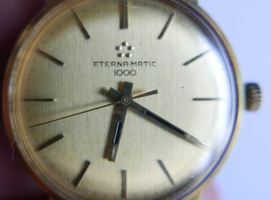 Eterna Matic 1000, Gold Plated Gentleman's Automatic Wristwatch, WORKS WELL
