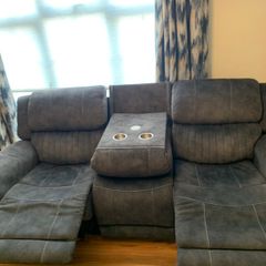 Electric three seater recliner