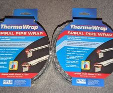 Spiral pipe wrap