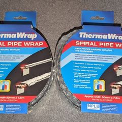 Spiral pipe wrap