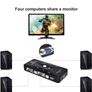 Switch Box Adapter, One-Button Swapping, 4 VGA Cables not Included, Ideal for PCs, Keyboard, Mouse, Scanner, Printer Image 9
