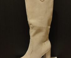 Stylish Beige Knee-High Boots  Size 40  Brand New
