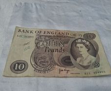 1970's Bank of England 10 Pounds