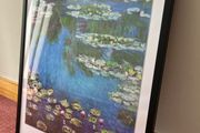 Framed Monet Water Lilies Poster for Sale