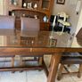 Large dining table and chairs Image 10