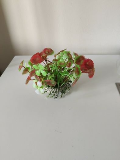 Plastic Aquarium Decorations Multicolor Artificial Plants